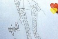 Model Sketsa Gaun Pengantin Muslimah Zwdg Fashion Muslim Sketch