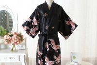 Bentuk Baju Gamis Pernikahan 9ddf Us $11 99 Off Satin Sutra Pernikahan Pengantin Pengiring Pengantin Jubah Hitam Kimono Mandi Pendek Jubah Malam Jubah Jubah Mandi Fashion Gaun