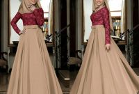 Bentuk Baju Gamis Untuk Acara Pernikahan Rldj Set Gamis Pesta Remaja Modern Mahira Jual Gamis Modern