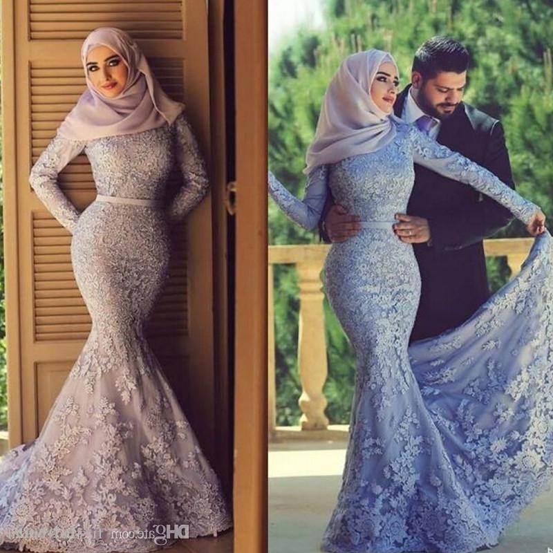Bentuk Bridesmaid Dress Hijab E9dx Muslim Wedding Dresses for Women – Fashion Dresses