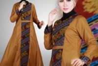 Bentuk Gamis Batik Seragam Pernikahan Drdp 21 Model Gamis Batik Terbaru Untuk Pesta