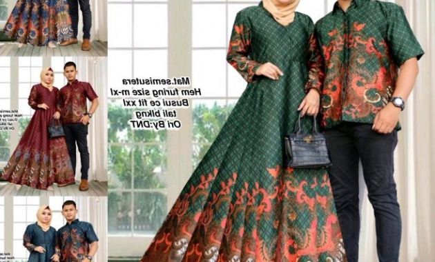 Bentuk Gamis Batik Seragam Pernikahan Gdd0 Baju Batik Couple Untuk Pesta Pernikahan Desain Model Baju