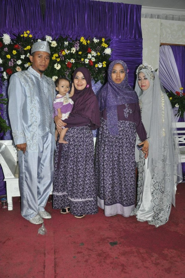 Bentuk Gamis Batik Seragam Pernikahan Qwdq Warung Muslimah Baju Muslim Modern Flowery Line