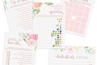 Bentuk Gamis Pernikahan Ffdn Floral Bridal Shower Games Set Of 5 Games 50 Sheets Each Bridal Shower Games and Wedding Anniversary Activities Includes Marriage Advice Cards and