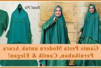 Bentuk Gamis Pernikahan Modern 3ldq Trend Gamis Pesta Modern Untuk Pernikahan 2019