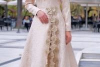 Bentuk Gamis Pernikahan Modern 4pde Model Baju Gamis Nikah