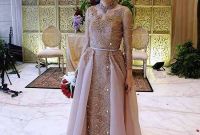 Bentuk Gamis Pernikahan Modern 8ydm â 30 Model Kebaya Pengantin Modern Muslim Terbaru 2019