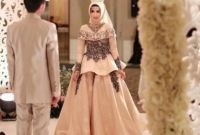 Bentuk Gamis Pernikahan Modern 8ydm â 45 Model Baju Gamis Pesta Pernikahan Feminim Elegan