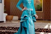 Bentuk Gamis Pernikahan Muslimah 3id6 Desain Rancangan Pakaian Kebaya Muslim Pengantin Wanita