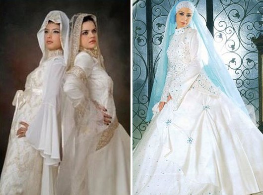 Bentuk Gamis  Pernikahan Muslimah 3id6 Desain  Rancangan 