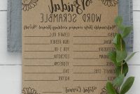 Bentuk Gamis Pernikahan Q0d4 Bridal Word Scramble Bridal Shower Games Bridal Shower