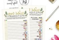 Bentuk Gamis Pernikahan Y7du Hadley Designs 25 Floral Emoji Pictionary Bridal Shower