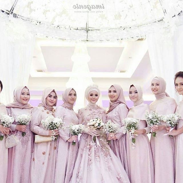 Bentuk Inspirasi Bridesmaid Hijab Fmdf Rafika Devi Rafikawintersonata On Pinterest