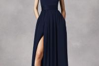 Bentuk Kebaya Bridesmaid Hijab Modern Dwdk Navy Blue Bridesmaid Dresses for Weddings