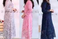 Bentuk Model Baju Bridesmaid Hijab Brokat Ftd8 Jual Setelan Baju Brokat Tunik Kurung Kebaya Tunik 3 Warna Navy Pink Grey Dki Jakarta Kebayabutik21