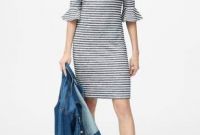 Bentuk Model Bridesmaid Hijab 4pde Gray Flutter Sleeve Dresses Shopstyle