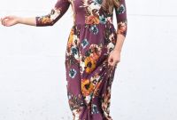 Bentuk Model Bridesmaid Hijab U3dh Classic Rose Maxi Dress