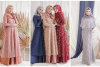 Bentuk Model Gamis Untuk Resepsi Pernikahan O2d5 22 Model Gamis Brokat Pesta Modern Terbaru Di Tahun 2019 2020