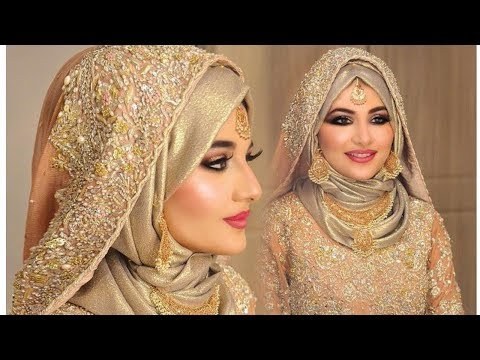 Design Bridesmaid Dresses Hijab 8ydm Videos Matching Hijab Tutorial for Wedding Bride with