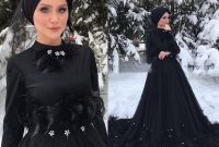 Design Bridesmaid Dresses Hijab E6d5 Discount Gothic Black Long Sleeves islamic Muslim Wedding Dress Hijab High Neck Crystal Feather Court Train Arabic Dubai Wedding Dresses Wedding Gowns