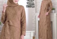 Design Model Baju Gamis Untuk Resepsi Pernikahan 3id6 Baju Gamis Brokat Pesta Arga Model Gamis Terbaru