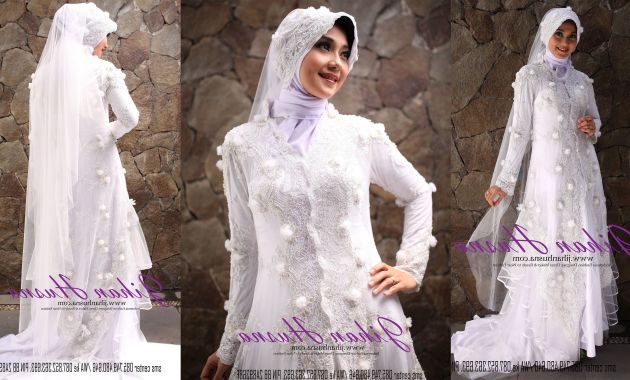 Design Model Gamis Untuk Pernikahan Budm Gamis Pernikahan Cantik Gaya Foto Wedding Kekinian Elegan