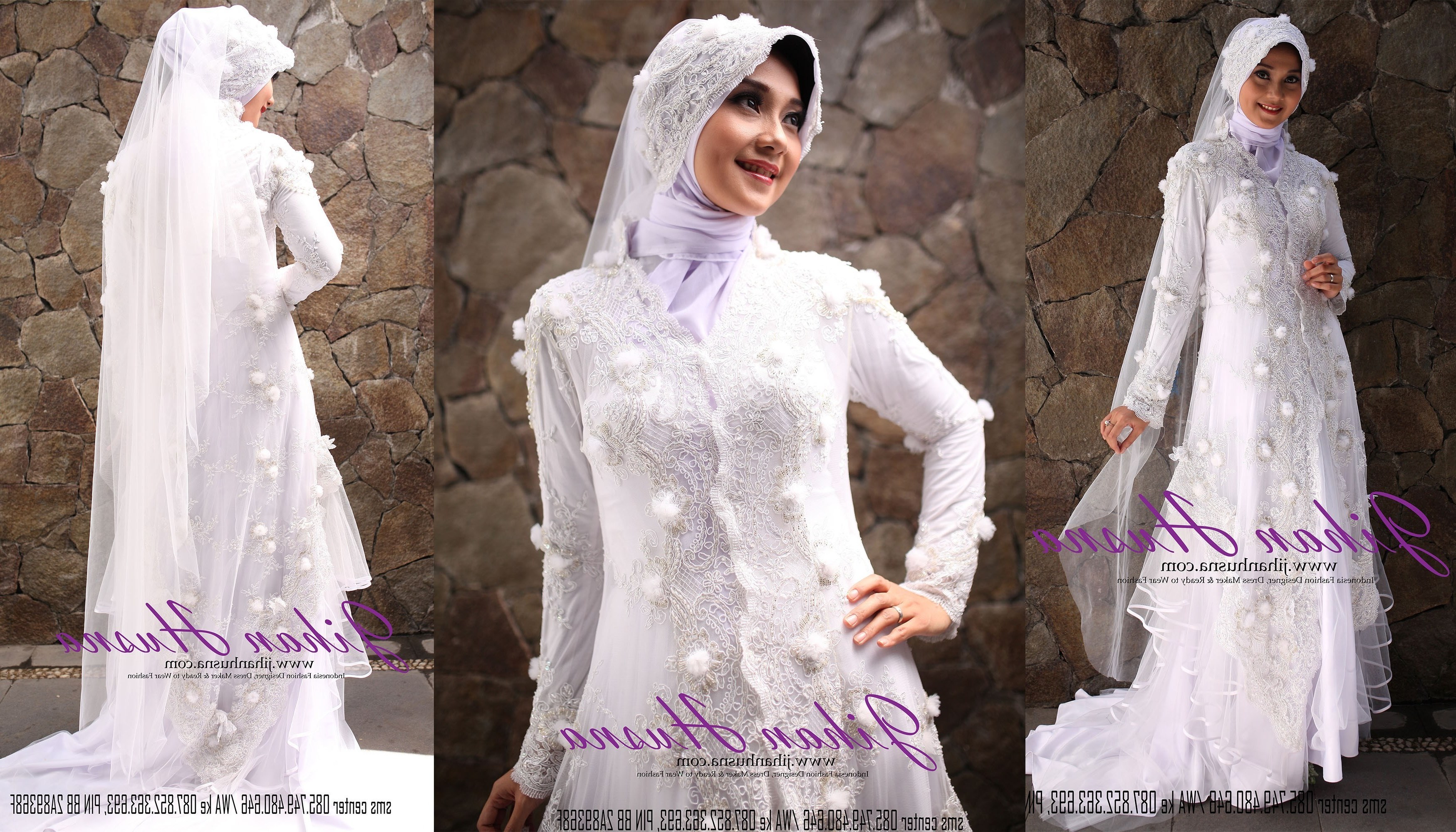 Design Model Gamis Untuk Pernikahan Budm Gamis Pernikahan Cantik Gaya Foto Wedding Kekinian Elegan