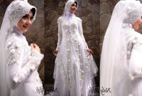 Design Seragam Gamis Untuk Pernikahan Etdg 43 Inspirasi Terpopuler Baju Pengantin Muslim Sederhana Putih