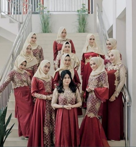 Design Seragam Gamis Untuk Pernikahan Q5df List Of Gamis Brokat Pesta Bridesmaid Dresses Pictures and