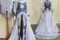 Ide Gamis Brokat Pernikahan Budm 30 Model Gamis Pengantin Brokat Fashion Modern Dan