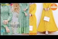 Ide Gamis Brokat Pernikahan Rldj Videos Matching Model Gamis Brokat Dan Kombinasi Brokat