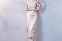 Ide Gamis Pesta Pernikahan 0gdr Us $43 68 Off Pesta Pernikahan Cheongsam oriental Gaun Malam Tradisional Cina Wanita Elegan Qipao Seksi Jubah Panjang Retro Vestido S M L Xl Xxl