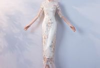 Ide Gamis Pesta Pernikahan Xtd6 Us $43 68 Off Pesta Pernikahan Cheongsam oriental Gaun Malam Tradisional Cina Wanita Elegan Qipao Seksi Jubah Panjang Retro Vestido S M L Xl Xxl