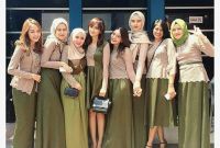 Ide Gamis Untuk Pernikahan 9ddf Model Kebaya Seragam Hijau Trend 2017 Pernikahan Acara