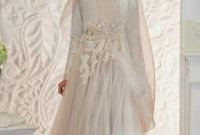 Ide Gamis Untuk Pernikahan Irdz 30 Model Gamis Pengantin Brokat Fashion Modern Dan