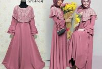 Ide Model Baju Gamis Untuk Pernikahan S5d8 Baju Gamis Pesta Brokat 2019 Beleza Model Gamis Terbaru