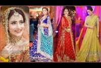 Inspirasi Desain Bridesmaid Hijab H9d9 Videos Matching Latest Stylish Mayon or Ubtan Haldi