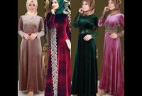 Inspirasi Desain Bridesmaid Hijab Y7du Videos Matching Velvet Gowns Velvet formal Dresses Long