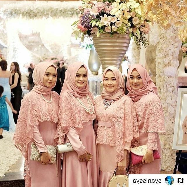 Inspirasi Model Baju Bridesmaid Hijab 2018 Xtd6 Meti Sumiati Metisumiati On Pinterest