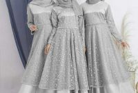 Inspirasi Model Gamis Untuk Acara Pernikahan 3id6 Model Gamis Brokat Pesta Terbaru Rahayu Model Gamis Terbaru