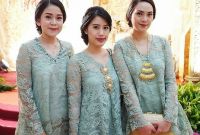 Inspirasi Model Gamis Untuk Acara Pernikahan Drdp 41 Model Kebaya Brokat Modern Pendek Panjang Terpopuler