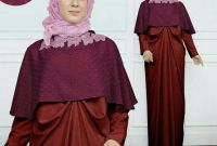 Inspirasi Model Gamis Untuk Acara Pernikahan Nkde Gamis Pesta Model Kaftan Kombinasi Cape Modern Maxmara Rubia