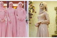 Inspirasi Model Gamis Untuk Acara Pernikahan Wddj Download 16 Model Gamis Pesta Brokat Terbaru Sekarang 2019