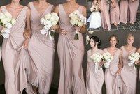 Model Bridesmaid Hijab Batik Whdr Silk Satin Sheath Wedding Dresses Line Shopping