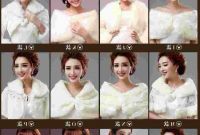 Model Bridesmaid Hijab Batik X8d1 Warm Boleros for the Wedding Dress Bridesmaid Gown Winter Wedding Jacket Bolero Jackets for evening Dresses Special Occasion Cool Jackets Cheap