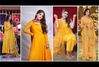 Model Design Bridesmaid Hijab Fmdf Videos Matching Latest Stylish Mayon or Ubtan Haldi