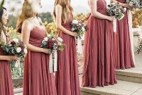 Model Dress Bridesmaid Hijab Q0d4 Cinnamon Rose Long Strapless Bridesmaid Dresses Wedding
