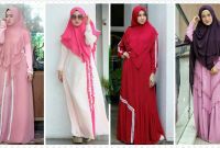 Model Gamis Syari Untuk Pesta Pernikahan T8dj 20 Model Gamis Syar I Wanita Terbaru 2019 2020