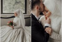 Model Hijab Bridesmaid Dresses 3ldq Discount Luxury Muslim Wedding Dresses with Hijab Long Sleeve Beads Lace Plus Size Saudi Arabic Bridal Gowns Chapel Robe De Mariée Dresses for A