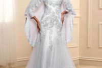 Model Hijab Bridesmaid Dresses Q5df Long Sleeve Lace Tulle Mermaid Muslim Wedding Dress In 2019